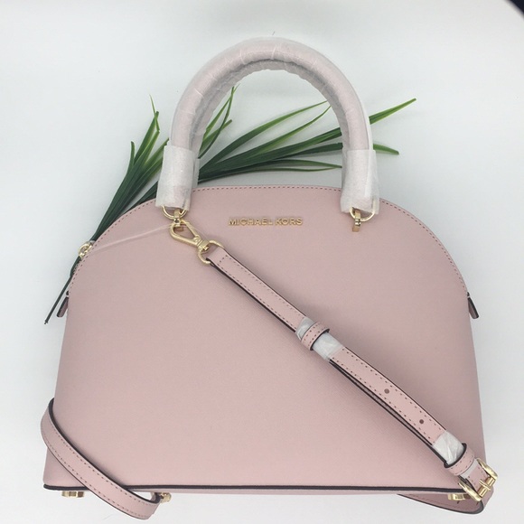 Michael Kors EMMY LG DOME SATCHEL BAG BLOSSOM - Picture 11 of 12